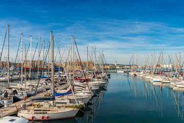 Fototapeta premium Port de plaisance de Sète