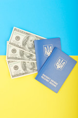 Two Ukrainian passport