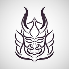 samurai vector