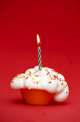 Birthday cupcake
