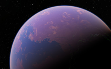 Fantastic far away Exo Planet