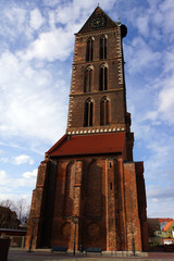 Fototapeta na wymiar Turm der Marienkirche