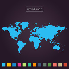 world map vector