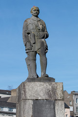 Fototapeta na wymiar Statue of Seamus Rafter Enniscorthy Ireland
