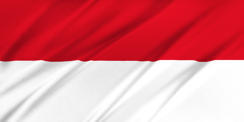 Obraz premium Flag of Indonesia