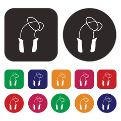 Jumping Rope icon / Skipping rope icon