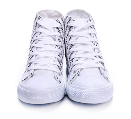 Youth white sneakers 