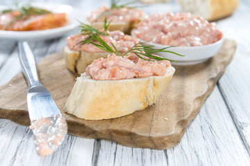 Fresh made Salmon Salad