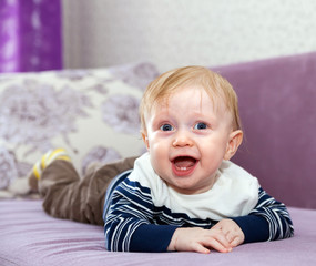 Fototapeta premium cute little baby
