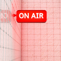 Fototapeta premium ON AIR Sign - 3d Render