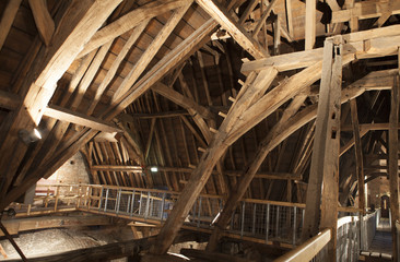Roof Beams On Church Ceiling