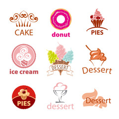 biggest collection of vector logos desserts