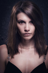 Fototapeta premium Crazy woman face