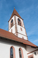 Fototapeta na wymiar St. Roman Church closeup