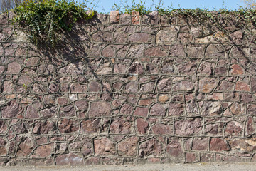 Hintergrund – irische Natursteinmauer