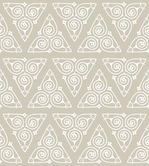 Seamless vector background pattern with triangle motifs