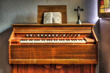Naklejka na ściany i meble Antique organ