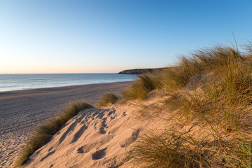 Sand Dunes at Holywell Bay