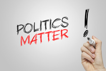 Hand writing politics matter