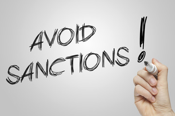 Hand writing avoid sanctions