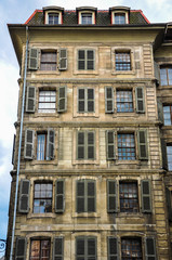 Arquitectura urbana en Ginebra, Suiza