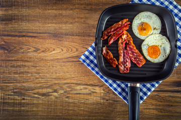 Ham and Egg. Bacon and Egg. 