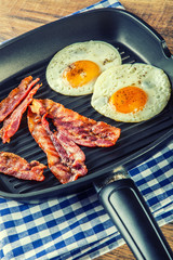Ham and Egg. Bacon and Egg. 
