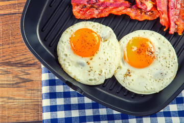 Ham and Egg. Bacon and Egg. 