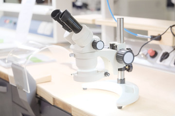 Dentist microscope for a teeth