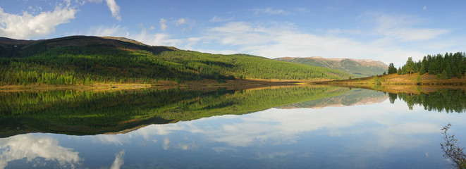 Mountain lake, Ulagan plateau, Altai