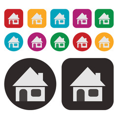 House icon / Real Estate icon / Home icon / vector