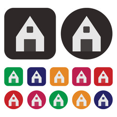 House icon / Real Estate icon / Home icon / vector