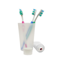 Toothbrushes and toothpaste