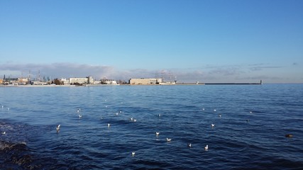 Sea in Gdynia