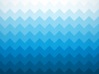 Modern jagged blue ocean background