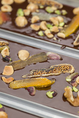 Ingredients for preparation of artisanal chocolate bar