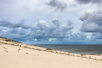 Sand dunes on the Baltic sea