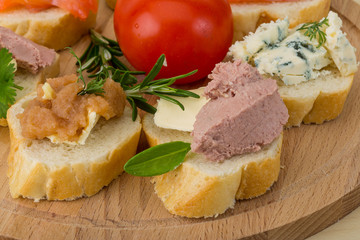 Assorted tapas