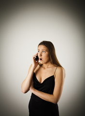 Woman on the phone