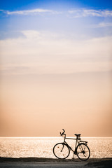 Fototapeta premium Bicycle at the Coast