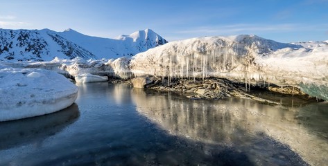 Arctic glacier landscape - Svalbard
