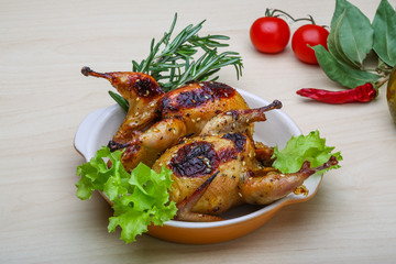 Roasted Quail