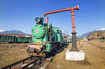 Carpathian vintage train