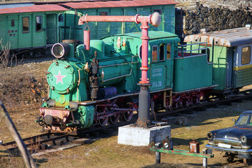Carpathian vintage train