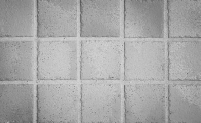 White earthenware floor tile seamless background and texture
