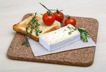 Soft brie cheese