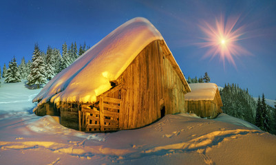 Lost alpine village