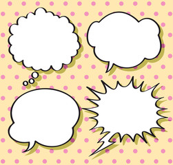 comical bubble speech