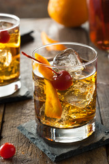 Homemade Old Fashioned Cocktail