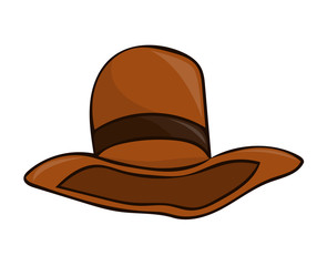 hat isolated illustration